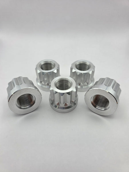 DEEZNUTZ 12 Point Billet 7075 Aluminum 5/8-18 Lug Nuts